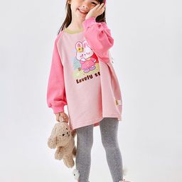 LULU & SKY Print T-shirt Dress-28