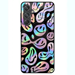 QRIOH Abstract Printed Samsung Galaxy M55 5G Back Case Mobile Accessories-39