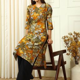 Anouk Rustic Women Ethnic Motifs Printed Sequinned Kurta-image-74