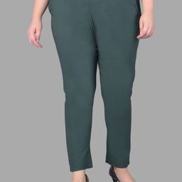 Comfort Lady Women High-Rise Trousers-image-99