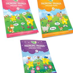 Phonopic Primer (With Vowel Stories) Books Set of 3 - English-24