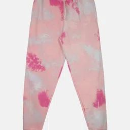 Kiddopanti Fleece Camouflage Printed Track Pant - Baby Pink-picture-10