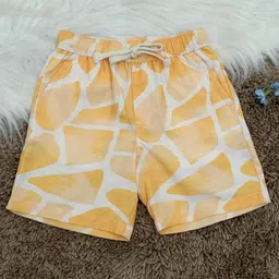 The Lion and the Fish Zaraffah Printed Shorts - Yellow-picture-1