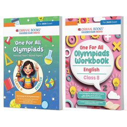 Oswaal One For All Olympiad Class 8 Previous Years Solved Papers + Workbook English (Set of 2 Books) For 2025 Exam - English-18