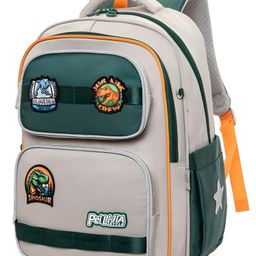 FLAZE Dinosaur Theme Bagpack for Kids Stylish Durable Water Resistant Backpack - School Bag, College Bag, Office Bagpack, Travel Backpack- Pack of 1 Multicolor - 16 Inch-picture-7