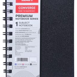 Luxor Executive Notebook A6 Single Subject - Black and White-image-84