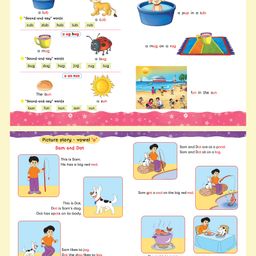 jolly kids Phonopic Primer (With Vowel Stories) Books Set of 3 - English image 3
