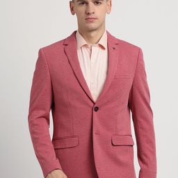 Turtle Self Design Single-Breasted Casual Blazer-79