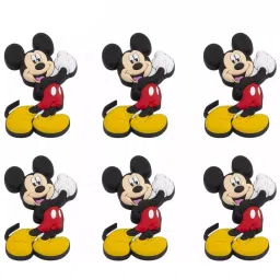Atom Mickymouse Zinc Multicolor Matte Finish Cabinet/Drawer Knob, KB-CHILD-MICKYMOUSE-106 (Pack of 6)-17