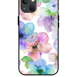 QRIOH Floral Printed iPhone 13 Mini Back Case Mobile Accessories-image-70