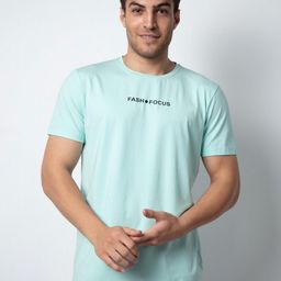 nostrum Men Typography Printed Raw Edge Slim Fit T-shirt-image-19