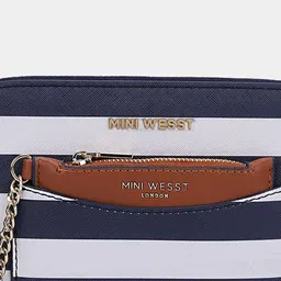 Mini west london Printed PU Structured Sling Bag image 2