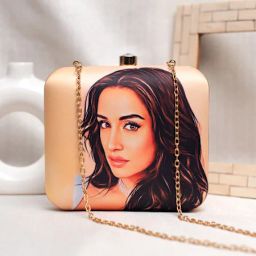 Unique Personalized Portrait Caricature Clutch-image-23