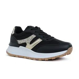 London Rag Women Colourblocked Leather Sneakers-40