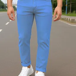 RAGZO Men Slim Fit Mid-Rise Stretchable Jeans-picture-10