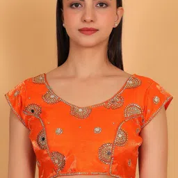Trendzmy Embroidered Saree Blouse-58