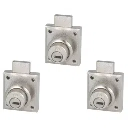 Harrison 50 mm Silver Zinc 5 Pin Furniture Lock with 2 Keys Each, MPL-0090-PK03 (Pack of 2 Pcs)-36