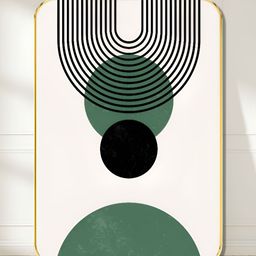 Myntra Elegant Homes Green & Black Wood Abstract Wall Paintings-image-58