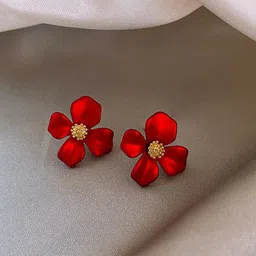 styledose 925 Sterling Silver Floral Shaped Studs-picture-29