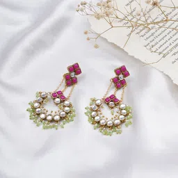 BeAbhika Contemporary Drop Earrings-21