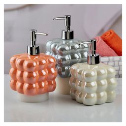 Kookee Ceramic Soap Dispenser liquid handwash pump for Bathroom -Set of 3-picture-9