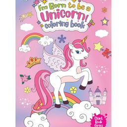 I Am Born To Be A Unicorn Coloring book - Giant book Series: Jumbo Sized Colouring Book For Children-15
