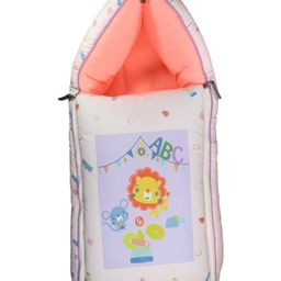 Fisher Price By NB 3 in 1 Baby Carry Nest ABC Lion and House Party Theme - Soft Pastel Coral-image-46