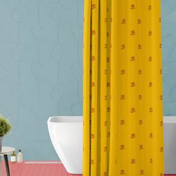 ArtzFolio Single Piece Waterproof Polyester Shower Curtain-image-95