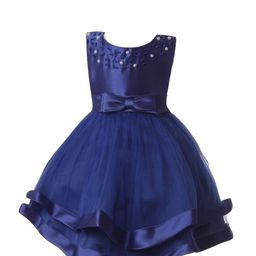 Pink Wings Net Fit & Flare Dress-image-44