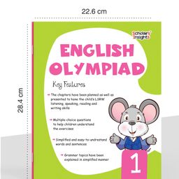 jolly kids Scholars Insights Olympiad English Maths and Science Workbooks Grade 1 Set of 3 - English image 2