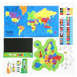 Imagimake Mapology Augmented Reality World Puzzle Multicolor - 78 Pieces image 2