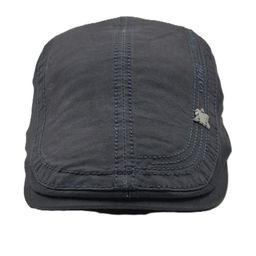 Zacharias Men Solid Grey Ascot Cap-image-56