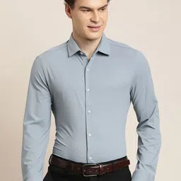 Turtle Classic Slim Fit Formal Shirt-image-19