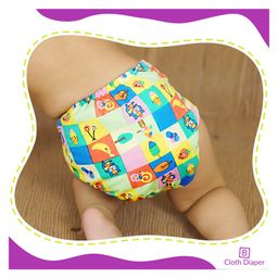 Bembika Reusable Cloth Diaper With Insert Pack of 4  Multicolour image 3