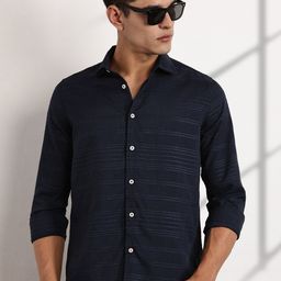 Thomas Scott Men Premium Slim Fit Opaque Casual Shirt-image-96