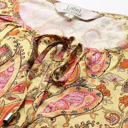 Label Ritu Kumar Ethnic Motifs Print Regular Top image 2