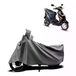 Auto Pearl Two Wheeler Cover with Bag for Hero Electric Electric E-Sprint, Silver-image-40