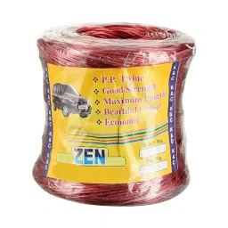 Zen Assorted Colors PP String with 500 m Length and 2 mm Thickness (Pack of 50 Pcs) image 1