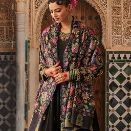 Pashmoda Women Floral Embroidered Shawl-image-64
