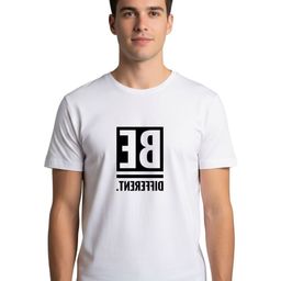 PULP Unisex BE Different Typography Printed Round Neck Pure Cotton T-Shirt-98