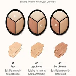 Plimsoll 3 In 1 Full Coverage Concealer - 15 g - Face - Light Brown - Dark Brown image 4