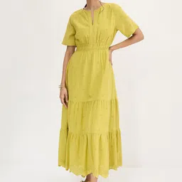 FEMMELLA Women Floral Embroidered Maxi Dress-picture-37