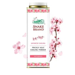 SNAKE BRAND Japanese Sakura Prickly Heat Cooling Powder - 280 g-image-98