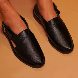 dmodot Pesha Noir Men Lightweight Textured Leather Espadrilles-picture-18