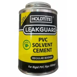 Holdtite 1 L Leakguard PVC Regular Body Solvent Cement for Rigid PVC Pipe Fittings (Pack of 6)-image-38