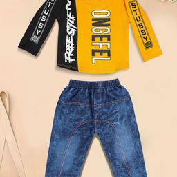 Epochlite Unisex Kids Printed T-shirt with Shorts-image-22