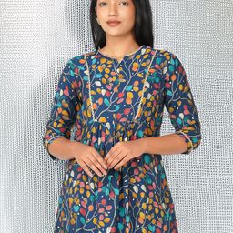 Bindigasm Women Printed Ethnic Peplum Longline Top With Top-picture-20