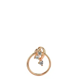 VALANOVA Women18 Kt Gold Nosepin Diamond 0.03 Kt-picture-45