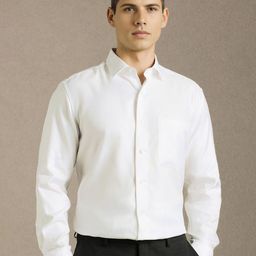 Luxure by Louis Philippe Long Sleeves Pure Cotton Formal Shirt-picture-31