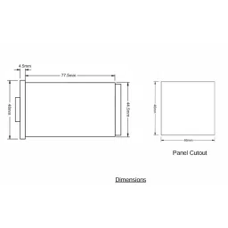 Shavison On Delay / Interval Analog Timer SPDT (1 C/O) 230 V AC, 6 VA Max. (Contact), T4DU-60M-W image 2